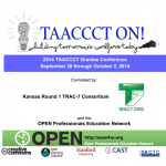 TAACCCT ON Conference Flyer